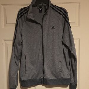 Adidas Men's Heather Gray Track Jacket